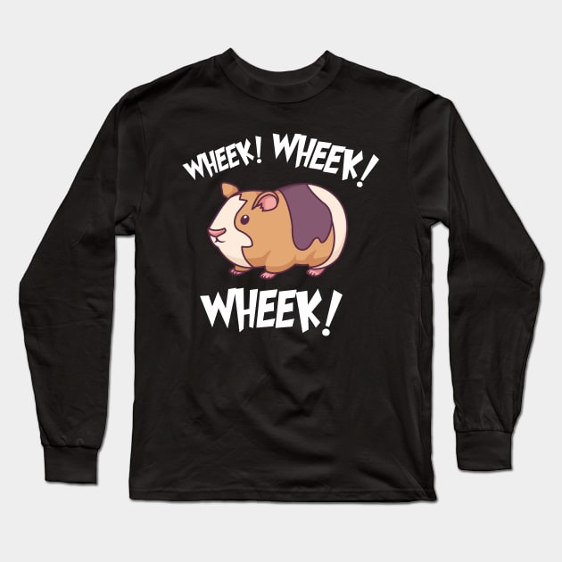 Wheek Wheek Guinea Pig Squad Long Sleeve T-Shirt by Gufbox